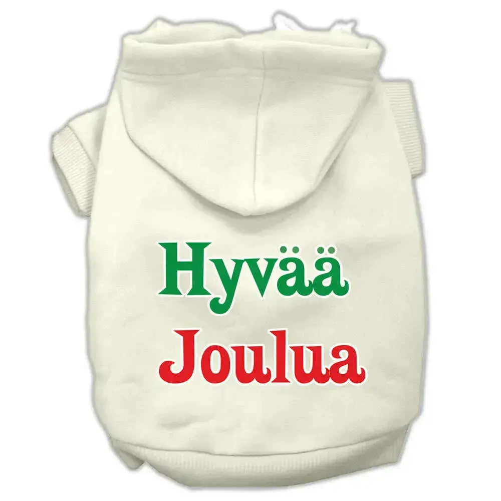 Hyvaa-Joulua-Screen-Print-Pet-Hoodies-Cream-Size-S-GreatEagleInc-318627182
