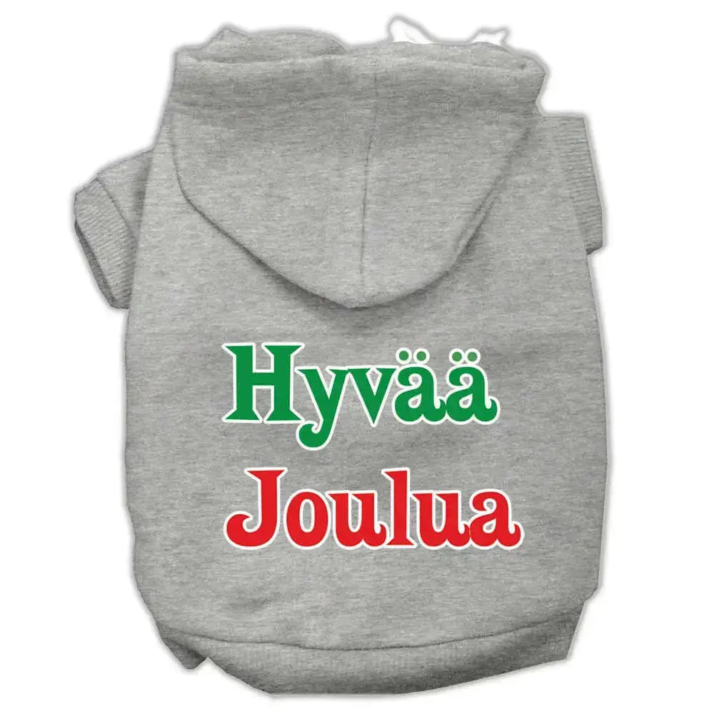 Hyvaa-Joulua-Screen-Print-Pet-Hoodies-Grey-Xl-GreatEagleInc-319379389