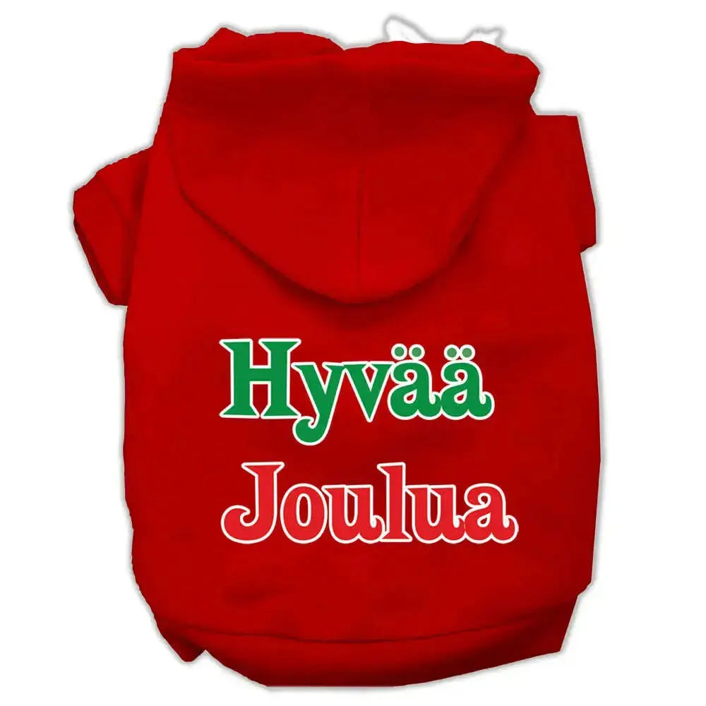 Hyvaa-Joulua-Screen-Print-Pet-Hoodies-Red-Size-Xxxl-GreatEagleInc-319376299