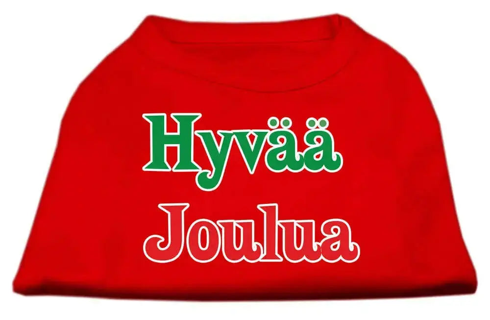 Hyvaa-Joulua-Screen-Print-Shirt-Red-Xs-GreatEagleInc-318525157