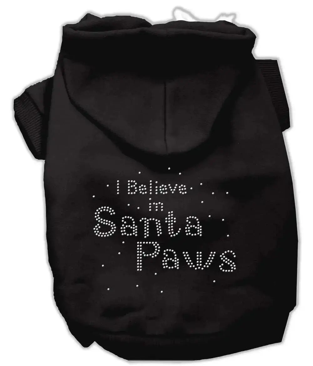 I-Believe-In-Santa-Paws-Hoodie-Black-S-GreatEagleInc-318695826