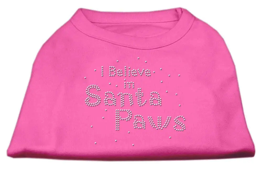 I-Believe-In-Santa-Paws-Shirt-Bright-Pink-Xs-GreatEagleInc-319857954