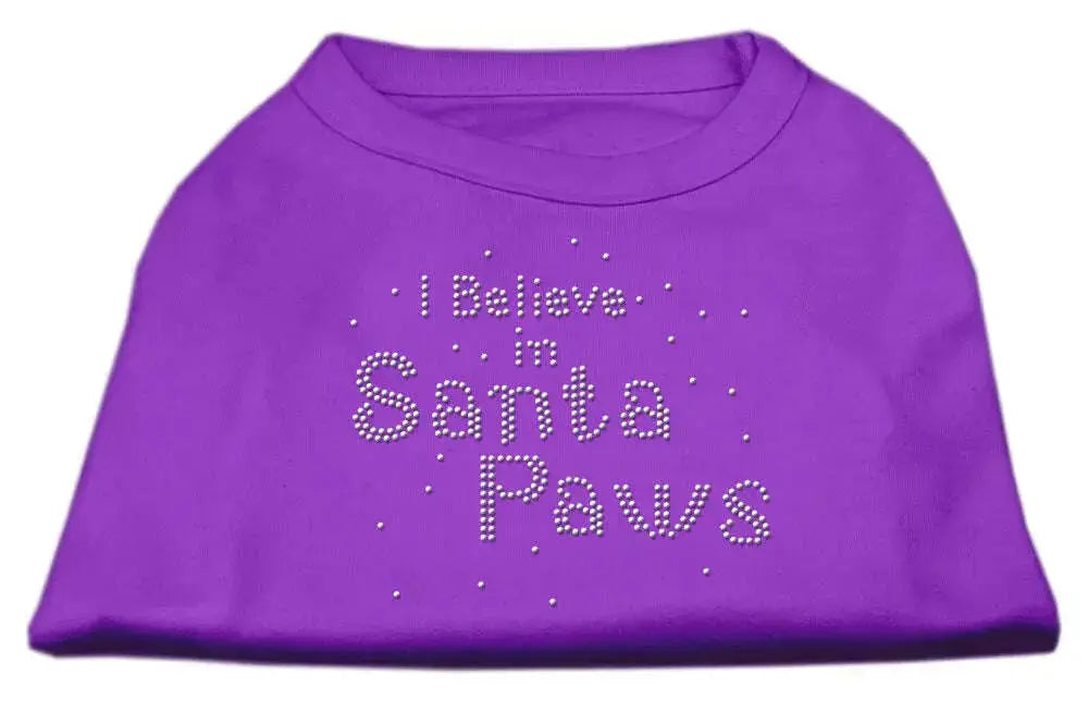 I-Believe-In-Santa-Paws-Shirt-Purple-S-GreatEagleInc-318717773