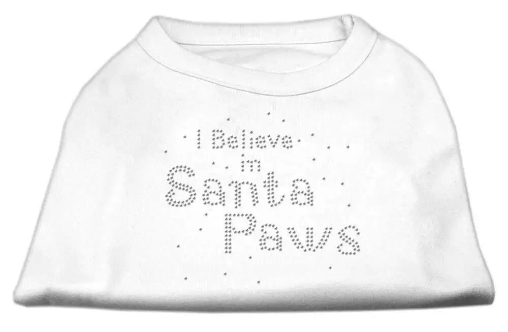 I-Believe-In-Santa-Paws-Shirt-White-S-GreatEagleInc-319859766