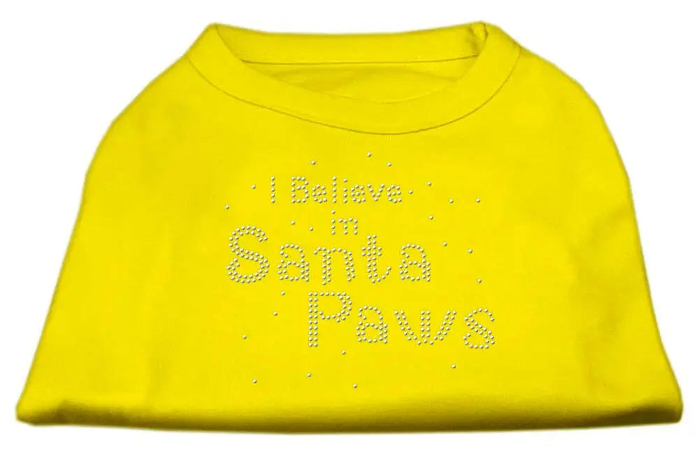 I-Believe-In-Santa-Paws-Shirt-Yellow-Xl-GreatEagleInc-319858498