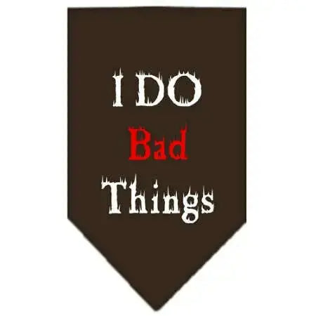 I-Do-Bad-Things-Screen-Print-Bandana-Cocoa-Small-GreatEagleInc-333921143