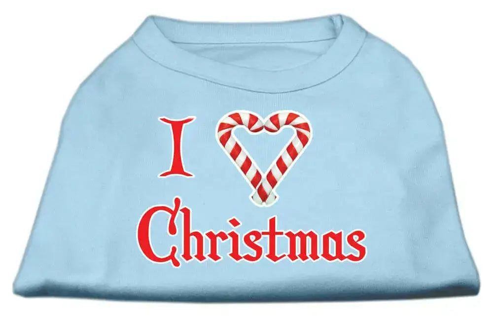 I-Heart-Christmas-Screen-Print-Shirt-Baby-Blue-Xxl-GreatEagleInc-318852756