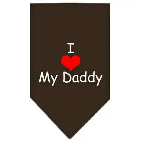 I-Heart-My-Daddy-Screen-Print-Bandana-Cocoa-Small-GreatEagleInc-333811893
