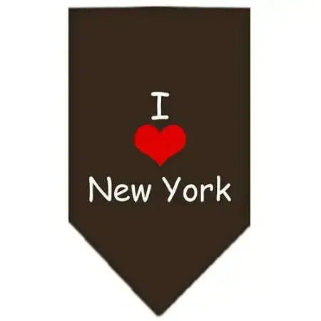 I-Heart-New-York-Screen-Print-Bandana-Cocoa-Small-GreatEagleInc-333809790