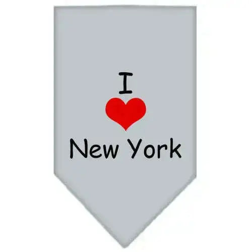 I-Heart-New-York-Screen-Print-Bandana-Grey-Large-GreatEagleInc-333810063