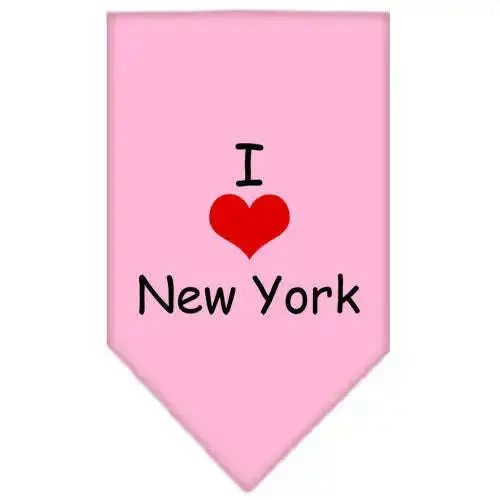I-Heart-New-York-Screen-Print-Bandana-Light-Pink-Large-GreatEagleInc-333834349
