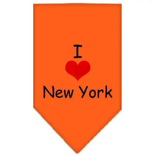 I-Heart-New-York-Screen-Print-Bandana-Orange-Large-GreatEagleInc-333834241