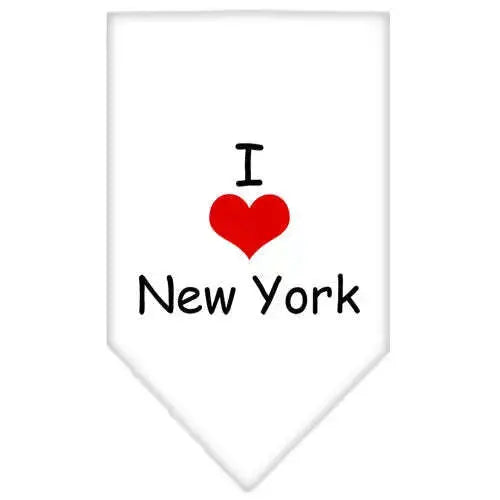 I-Heart-New-York-Screen-Print-Bandana-White-Large-GreatEagleInc-333948318