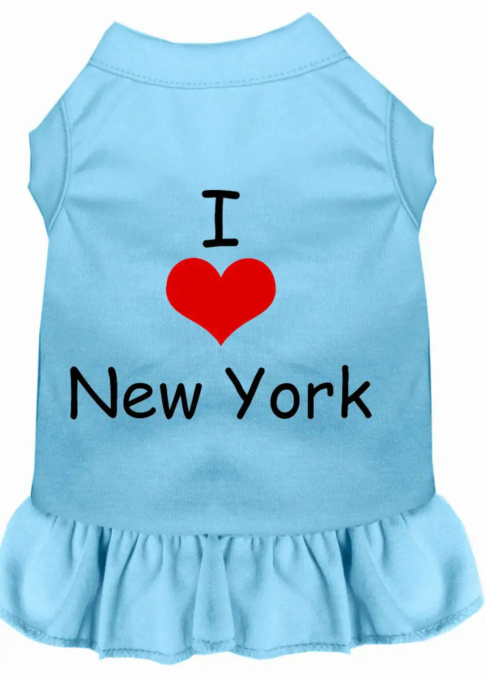 I-Heart-New-York-Screen-Print-Dress-Baby-Blue-Med-GreatEagleInc-320050035