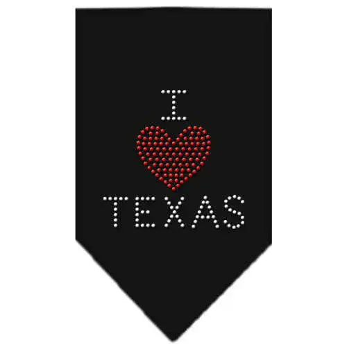 I-Heart-Texas-Rhinestone-Bandana-Black-Large-GreatEagleInc-319302319