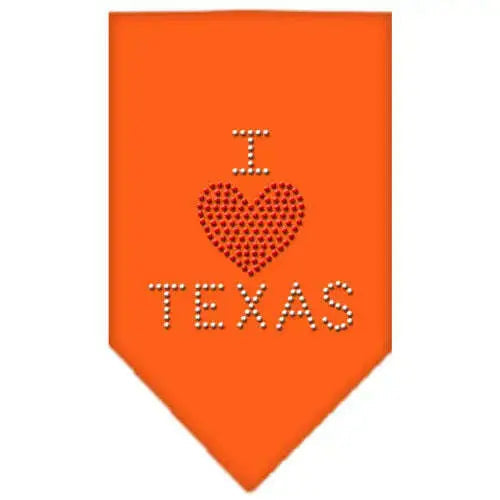 I-Heart-Texas-Rhinestone-Bandana-Orange-Large-GreatEagleInc-319301668