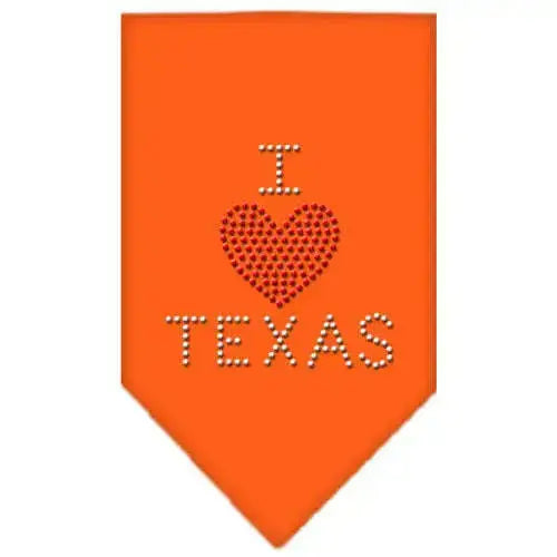 I-Heart-Texas-Rhinestone-Bandana-Orange-Large-GreatEagleInc-319301668