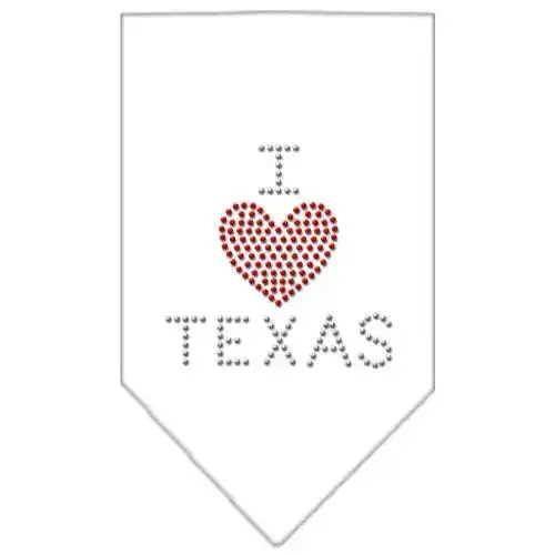 I-Heart-Texas-Rhinestone-Bandana-White-Large-GreatEagleInc-319301362