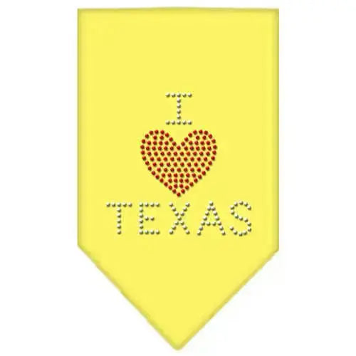 I-Heart-Texas-Rhinestone-Bandana-Yellow-Small-GreatEagleInc-319300476