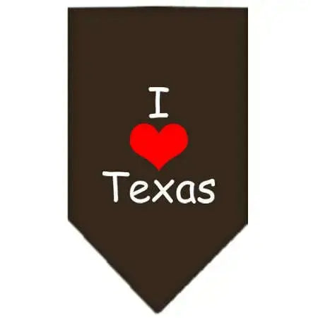 I-Heart-Texas-Screen-Print-Bandana-Cocoa-Large-GreatEagleInc-333808496