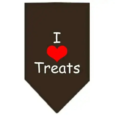 I-Heart-Treats-Screen-Print-Bandana-Cocoa-Small-GreatEagleInc-333806988