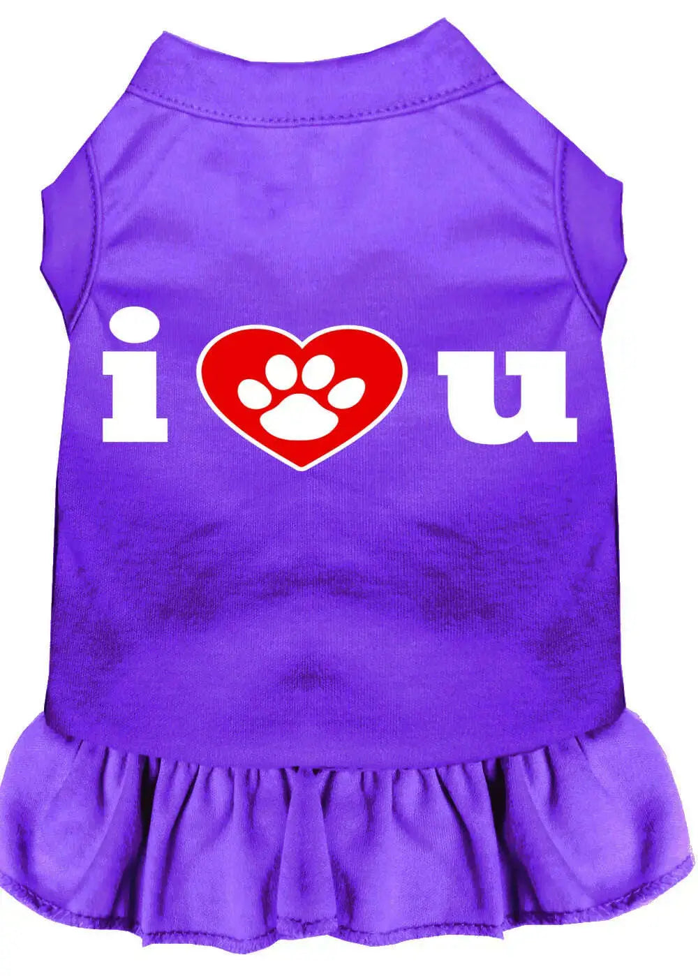 I-Heart-You-Screen-Print-Dress-Purple-Xxl-GreatEagleInc-319253891