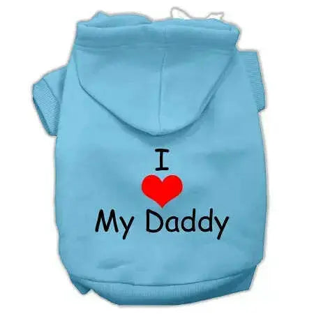 I-Love-My-Daddy-Screen-Print-Pet-Hoodies-Baby-Blue-Size-Xxl-GreatEagleInc-320170124