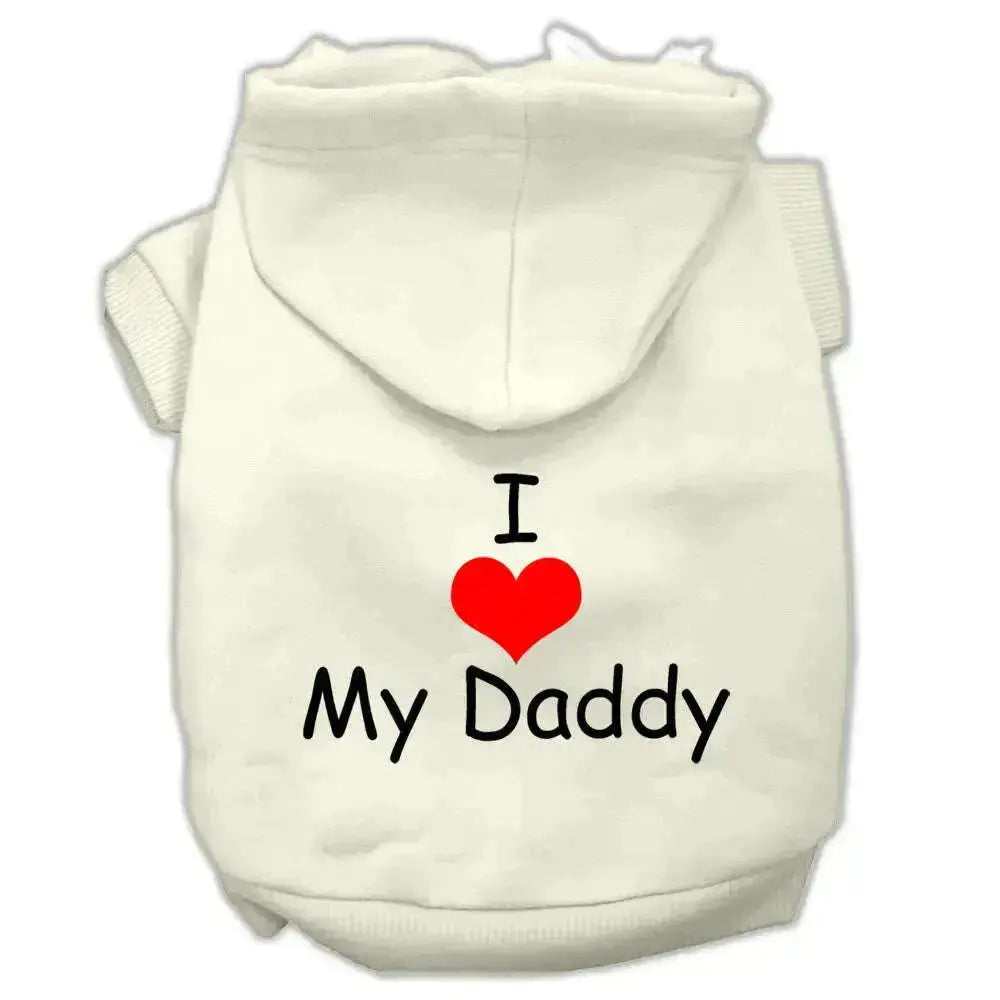 I-Love-My-Daddy-Screen-Print-Pet-Hoodies-Cream-Size-Xl-GreatEagleInc-320170832
