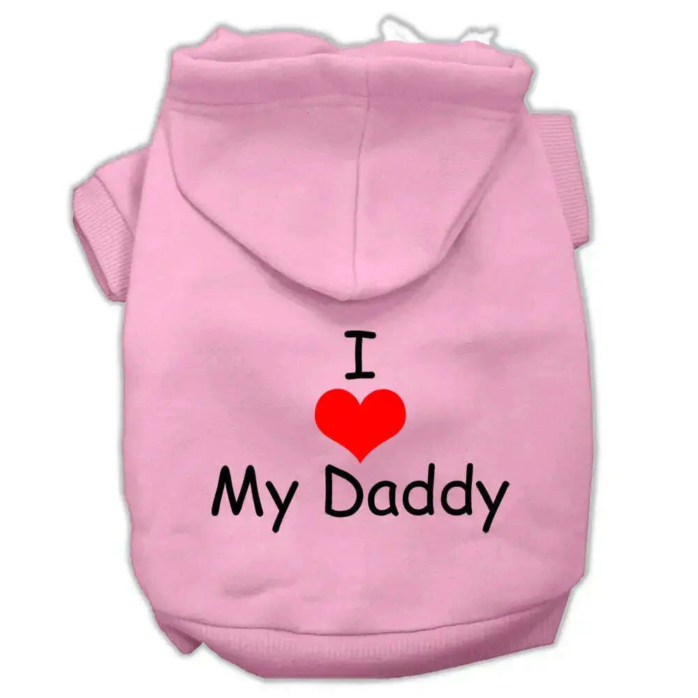 I-Love-My-Daddy-Screen-Print-Pet-Hoodies-Pink-Size-Med-GreatEagleInc-320172361