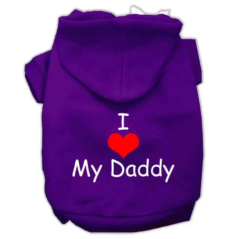 I-Love-My-Daddy-Screen-Print-Pet-Hoodies-Purple-Size-Xl-GreatEagleInc-320170531
