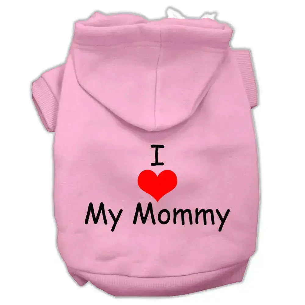 I-Love-My-Mommy-Screen-Print-Pet-Hoodies-Pink-Size-Xs-GreatEagleInc-320165459