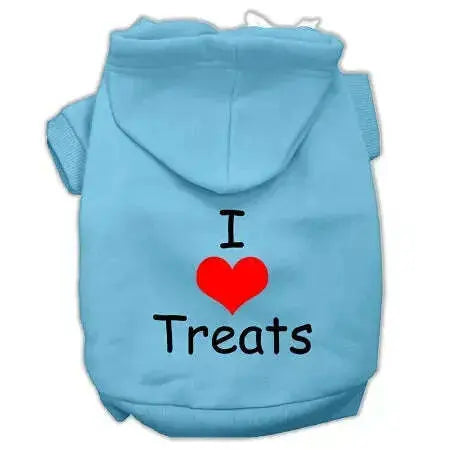 I-Love-Treats-Screen-Print-Pet-Hoodies-Baby-Blue-Size-Xs-GreatEagleInc-319017082