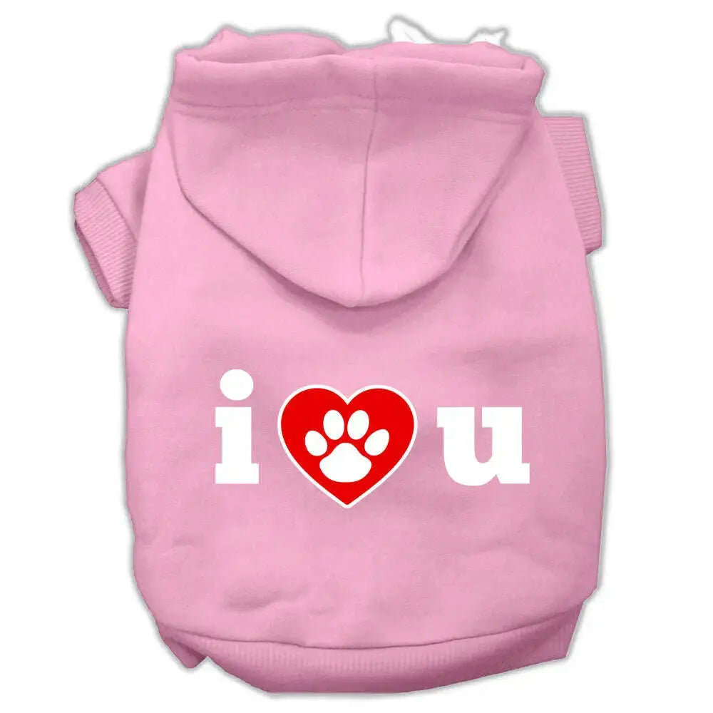 I-Love-U-Screen-Print-Pet-Hoodies-Light-Pink-Size-Xs-GreatEagleInc-319792674