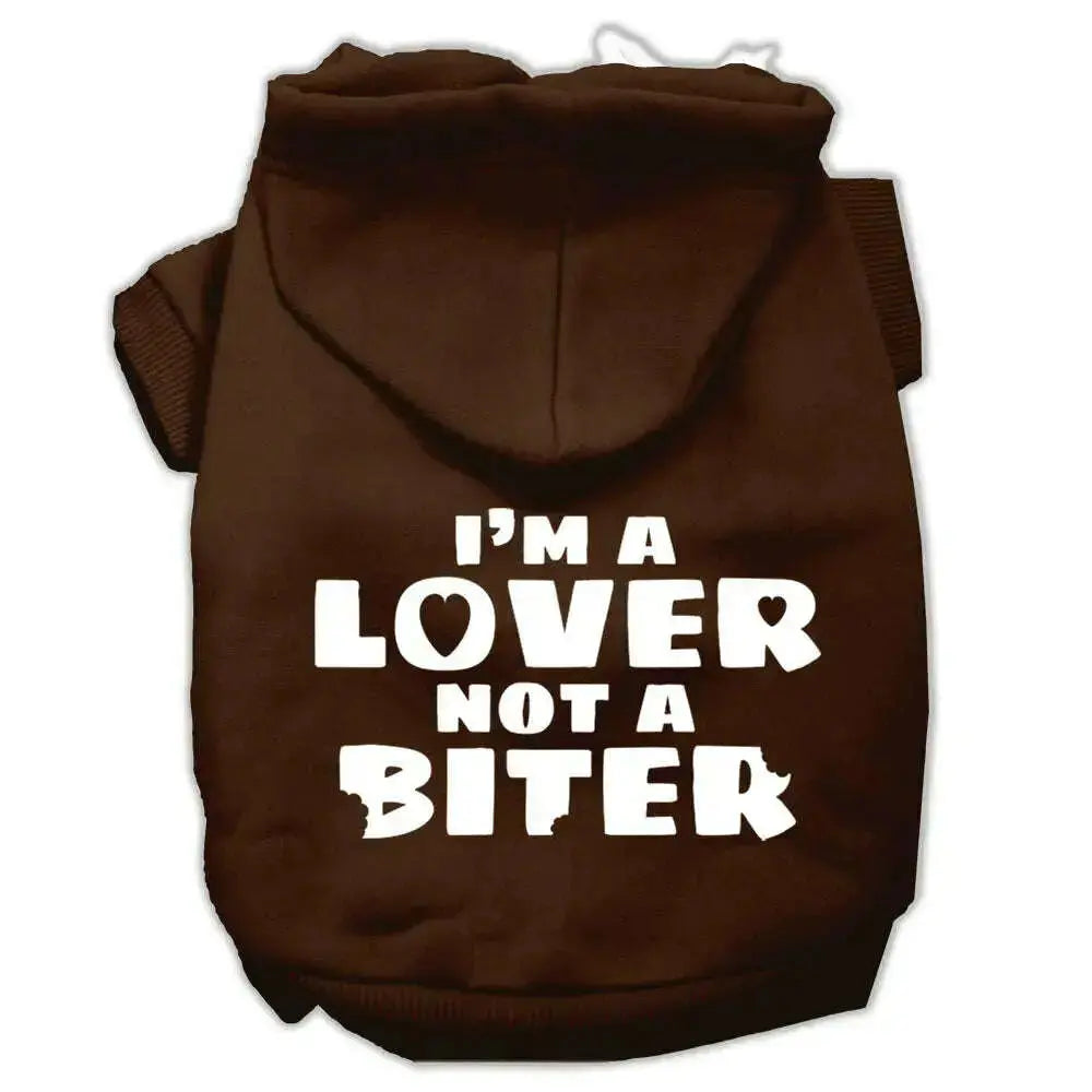 I_m-A-Lover-Not-A-Biter-Screen-Printed-Dog-Pet-Hoodies-Brown-Size-Xs-GreatEagleInc-319019860