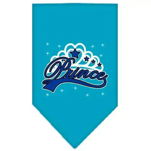 I_m-A-Prince-Screen-Print-Bandana-Turquoise-Small-GreatEagleInc-333805738