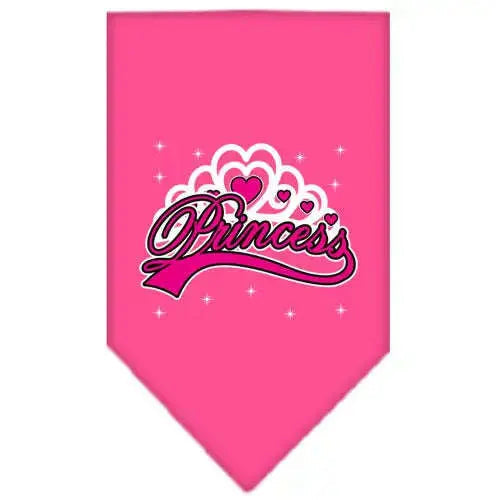 I_m-A-Princess-Screen-Print-Bandana-Bright-Pink-Large-GreatEagleInc-333832838
