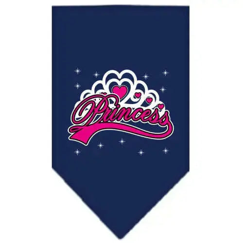 I_m-A-Princess-Screen-Print-Bandana-Navy-Blue-Large-GreatEagleInc-333832775