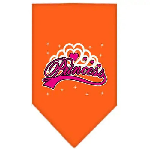 I_m-A-Princess-Screen-Print-Bandana-Orange-Large-GreatEagleInc-333805352