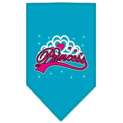 I_m-A-Princess-Screen-Print-Bandana-Turquoise-Small-GreatEagleInc-333790169