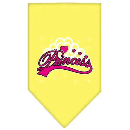 I_m-A-Princess-Screen-Print-Bandana-Yellow-Large-GreatEagleInc-333805224