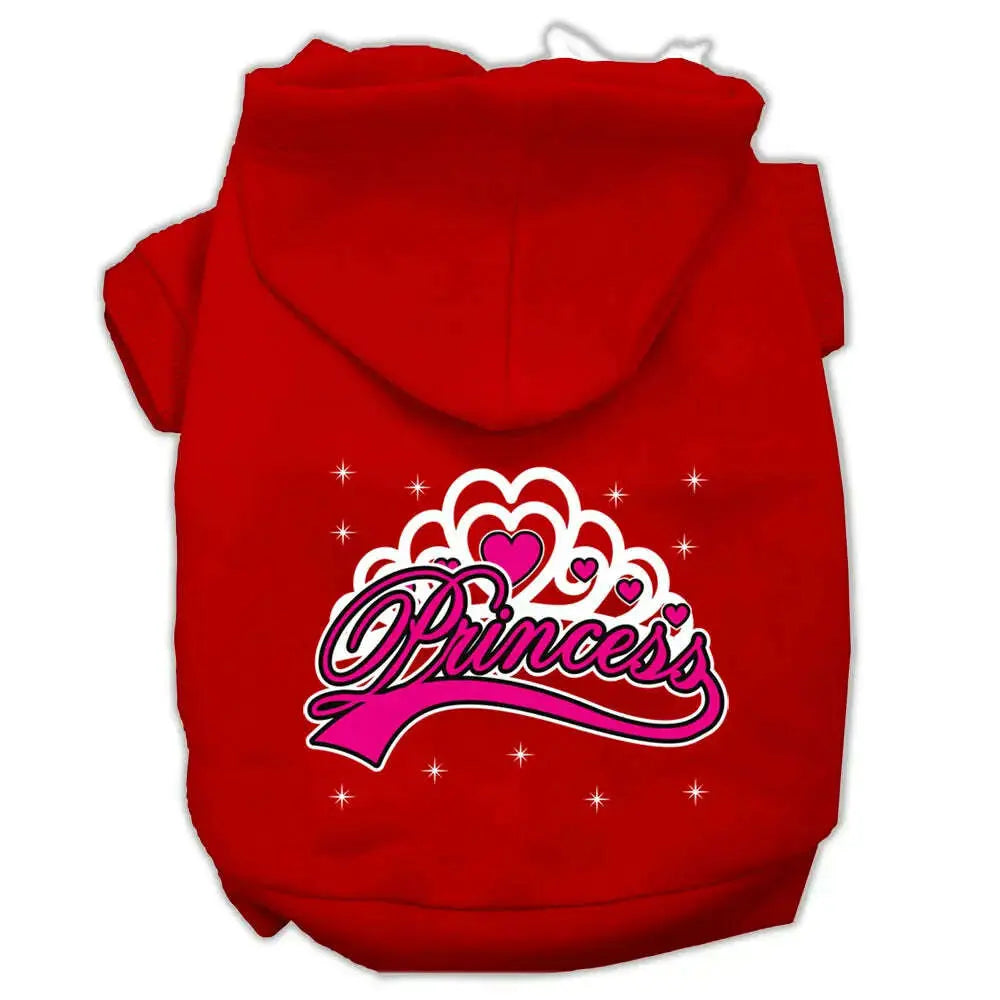I_m-A-Princess-Screen-Print-Pet-Hoodies-Red-Size-Lg-GreatEagleInc-319723896