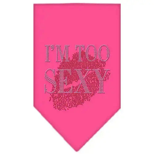 I_m-Too-Sexy-Rhinestone-Bandana-Bright-Pink-Large-GreatEagleInc-319300221