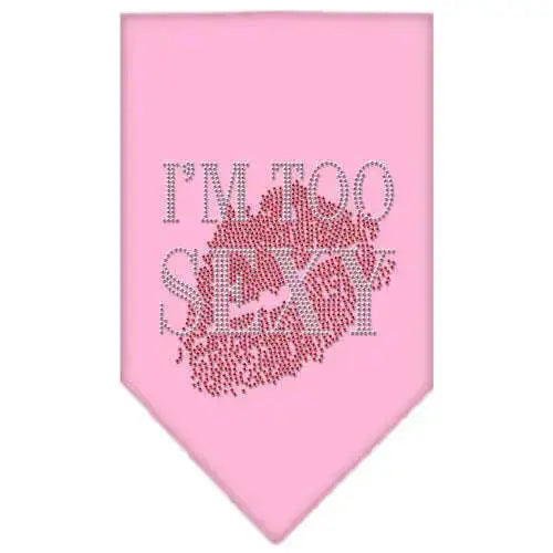 I_m-Too-Sexy-Rhinestone-Bandana-Light-Pink-Small-GreatEagleInc-319298620