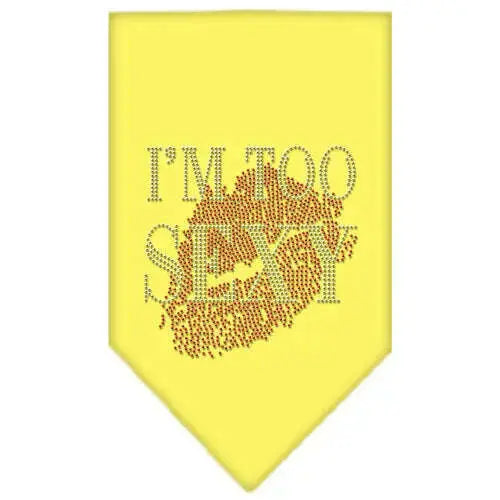 I_m-Too-Sexy-Rhinestone-Bandana-Yellow-Small-GreatEagleInc-319298033