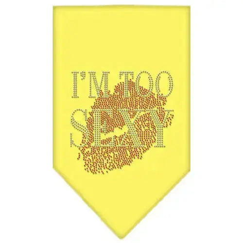 I_m-Too-Sexy-Rhinestone-Bandana-Yellow-Small-GreatEagleInc-319298033