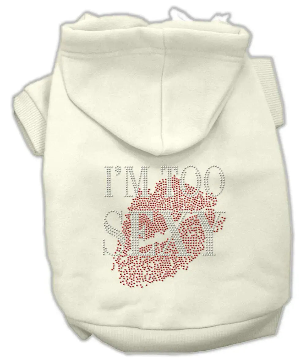 I_m-Too-Sexy-Rhinestone-Hoodies-Cream-S-GreatEagleInc-319466570