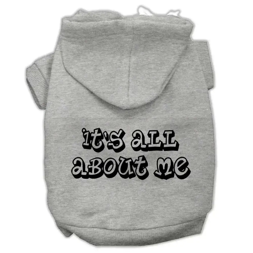 It_s-All-About-Me-Screen-Print-Pet-Hoodies-Grey-Size-Lg-GreatEagleInc-333895518