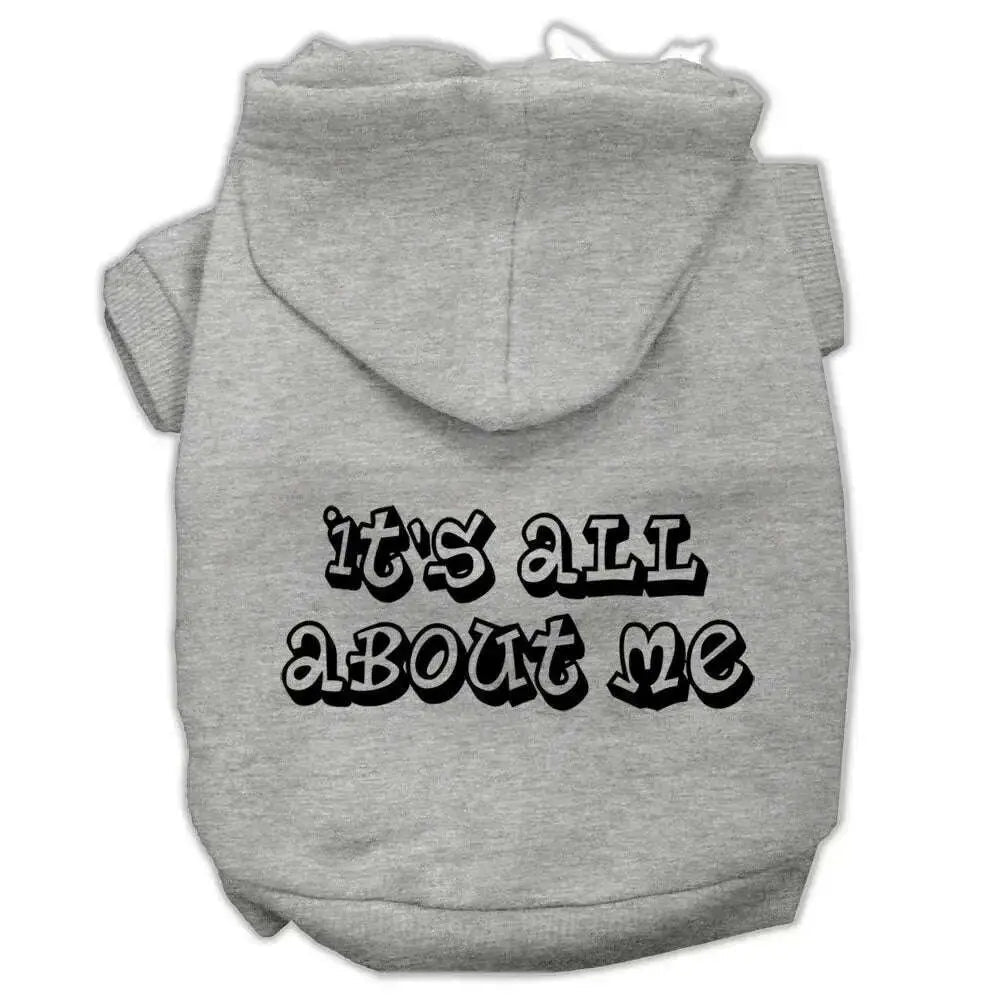 It_s-All-About-Me-Screen-Print-Pet-Hoodies-Grey-Size-Xl-GreatEagleInc-320155291