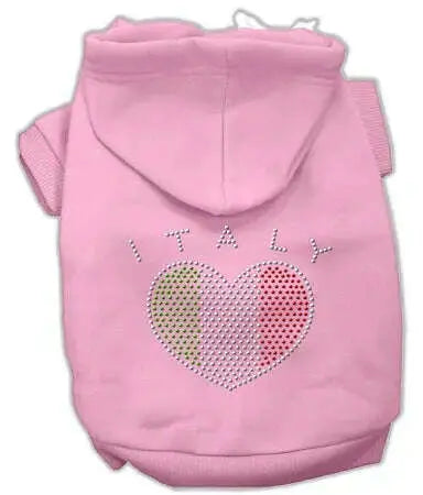 Italian-Rhinestone-Hoodies-Pink-Xxl-GreatEagleInc-319462989
