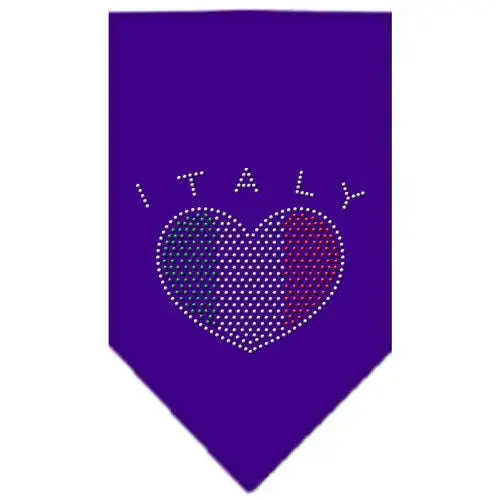Italy-Rhinestone-Bandana-Purple-Small-GreatEagleInc-319295813